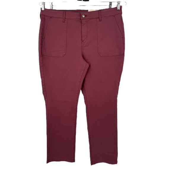 NYDJ Marilyn Straight denim jeans red size 20W - Picture 1 of 8